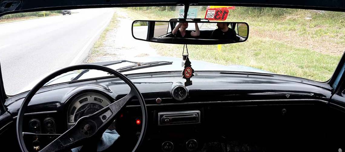 Ein typisch kubanisches Taxi.